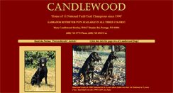 Desktop Screenshot of candlewoodkennels.net